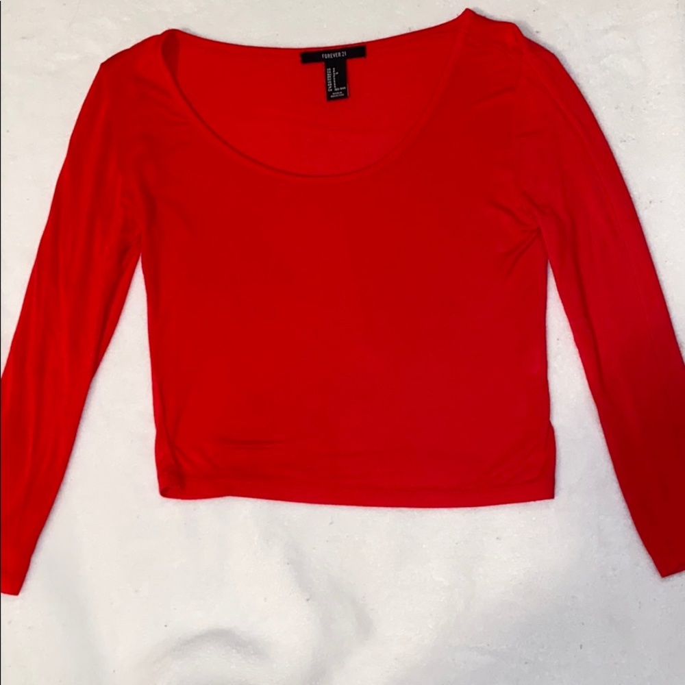 Forever 21 Red Small Shirt